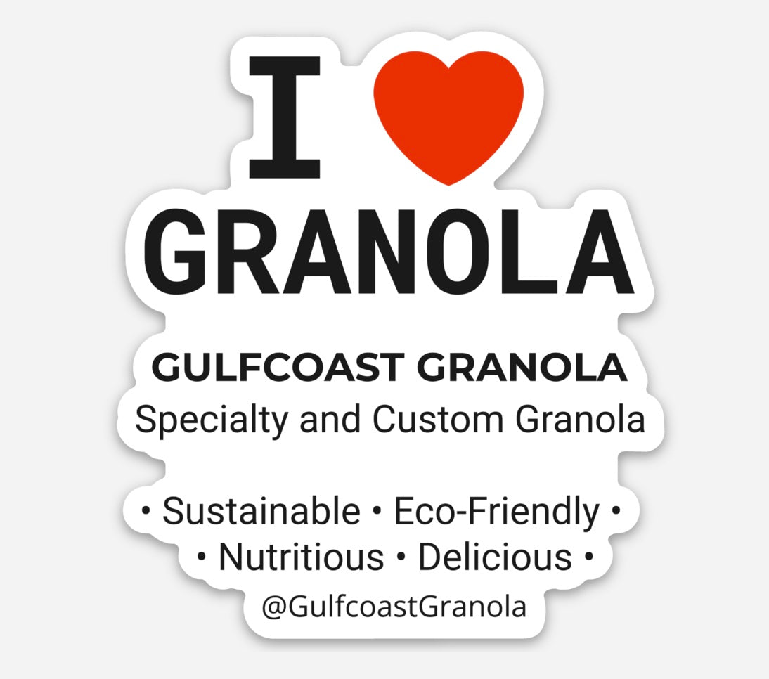 GCG I Heart Granola Sticker